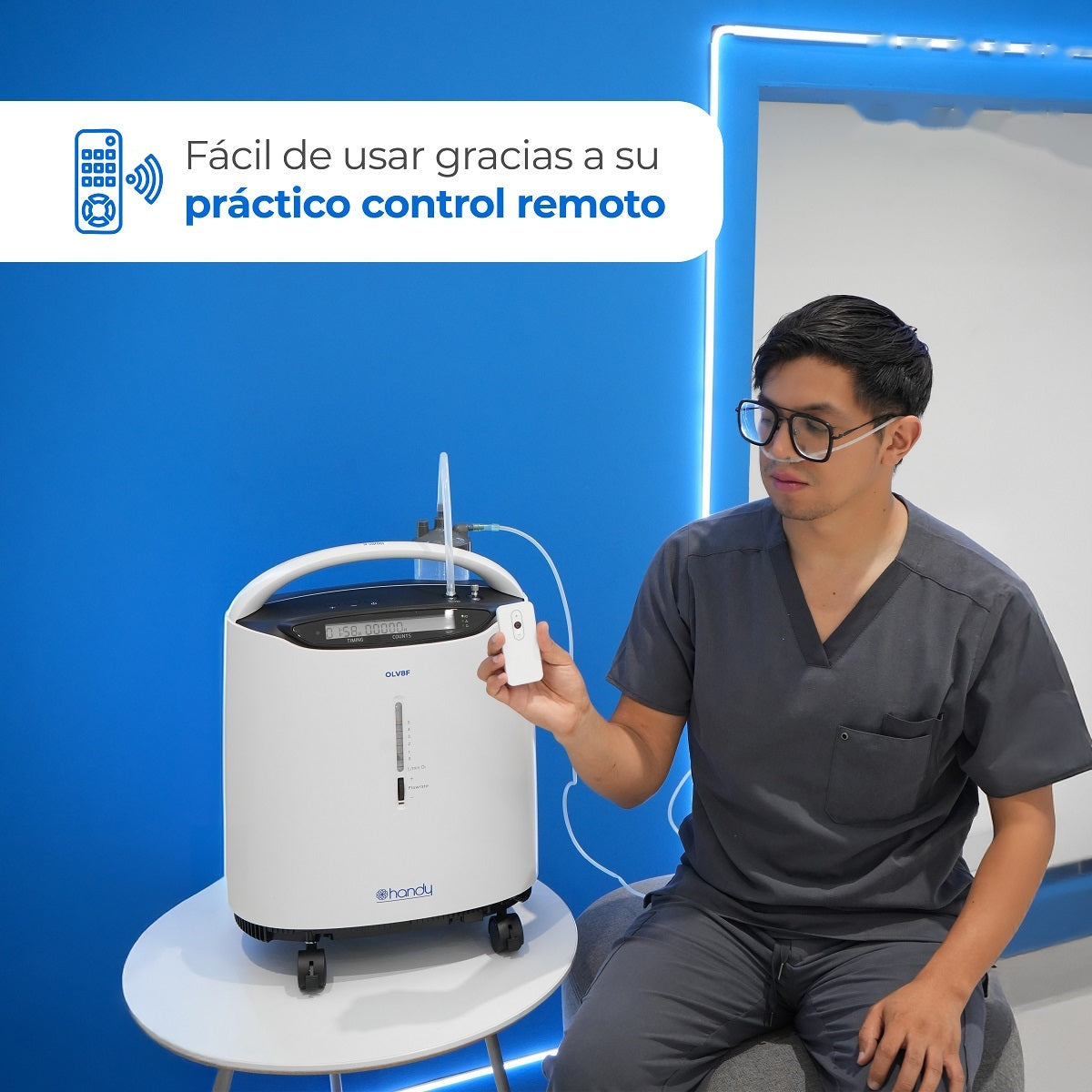 Concentrador de oxígeno 5 L | Marca Handy