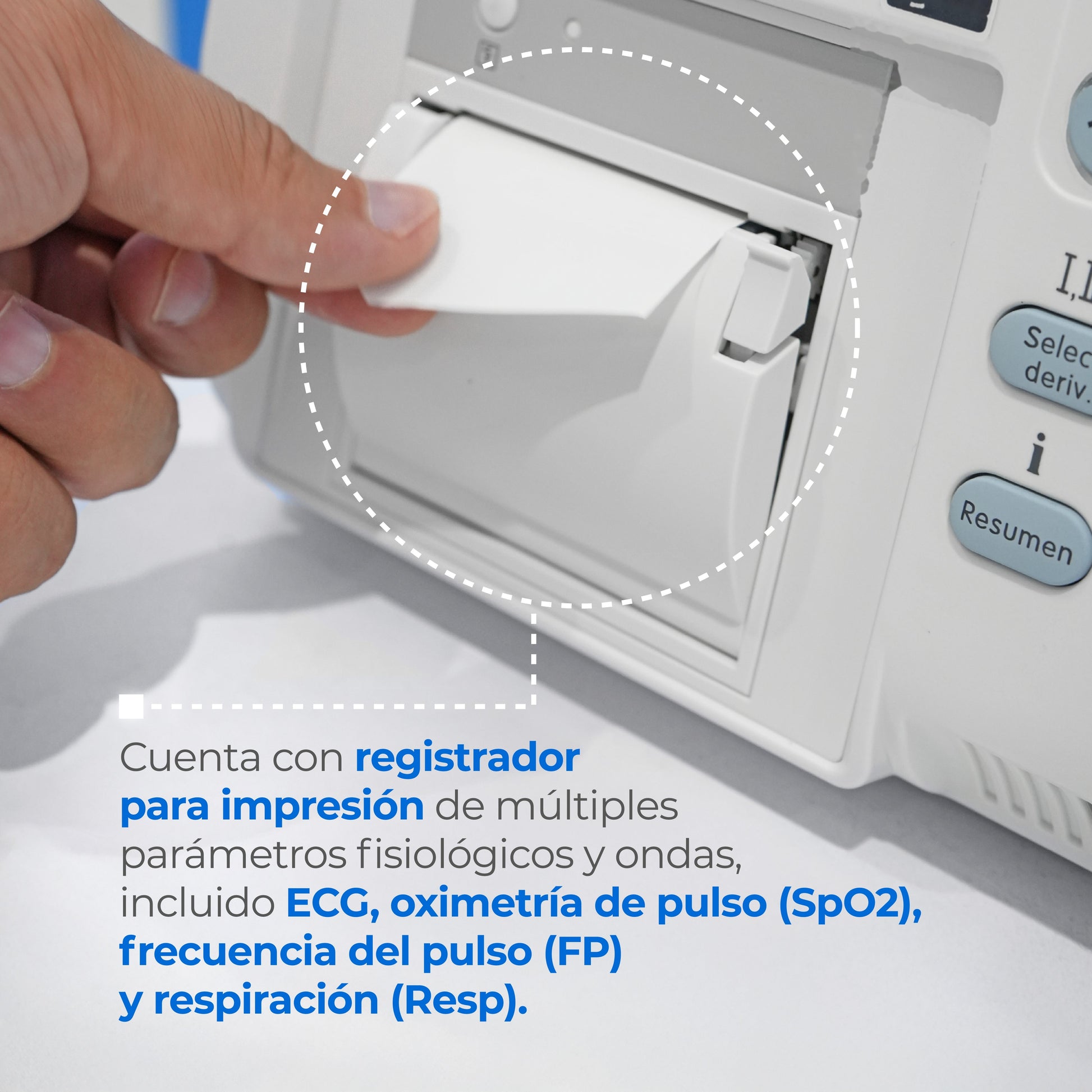 Desfibrilador Monitor Bifásico Profesional 4 en 1 Desfibrilación Manual, DEA, Marcapasos y Monitorización / BeneHeart D6 Marca Mindray