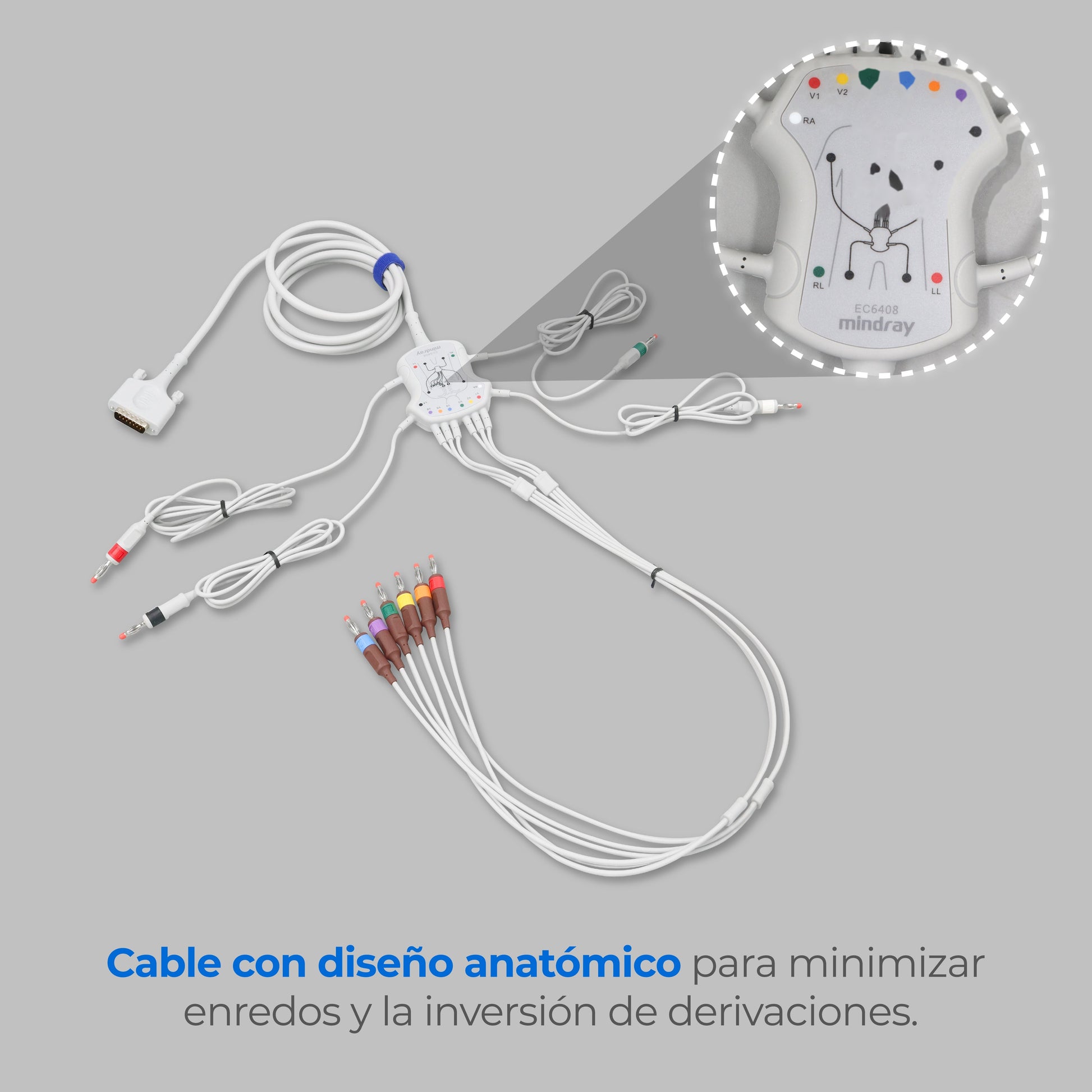 Electrocardiógrafo de 12 Canales y Algoritmo Glasgow, Pantalla 8 Pulgadas de Alta Resolución / BeneHeart R12 ECG Marca Mindray