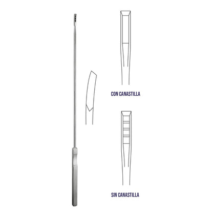 Cureta Biopsy Kevorkian Younge Endocervical | Instrumento Quirúrgico de Acero inoxidable