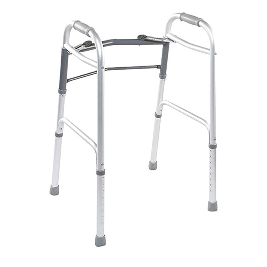 Andadera Médica Plegable con Ruedas y Altura Ajustable | Ajuste de Altura y Transporte Fácil | Marca Handy