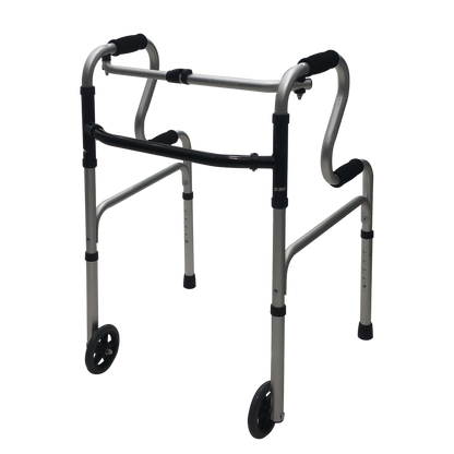 Andadera Plegable con 2 Ruedas y Altura Ajustable AN05G Handy