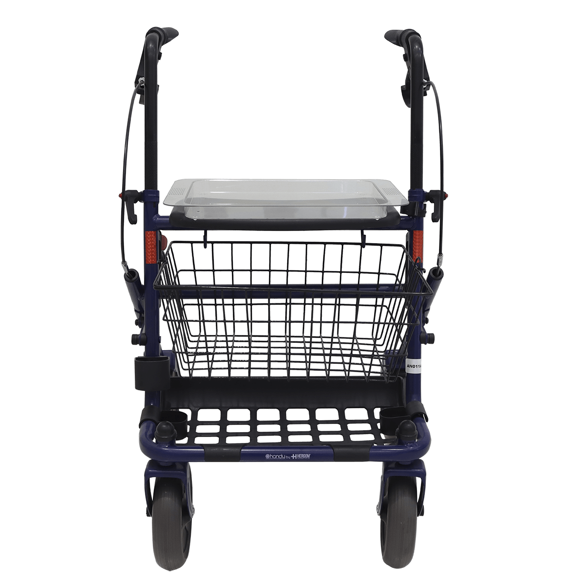 Andadera Plegable de Acero con Recubrimiento y Frenos Seguros AN11G | Marca Handy