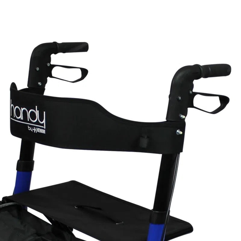 Andadera Plegable Híbrida con Ruedas, Asiento y Altura Regulable Handy