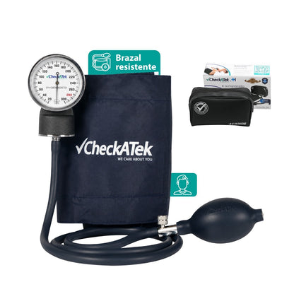 Baumanómetro Aneroide Tradicional con Manómetro de Alta Calidad y Diseño Ergonómico Checkatek
