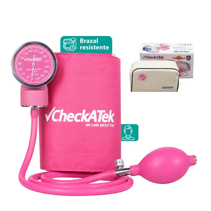 Baumanómetro Aneroide Tradicional con Manómetro de Alta Calidad y Diseño Ergonómico Checkatek