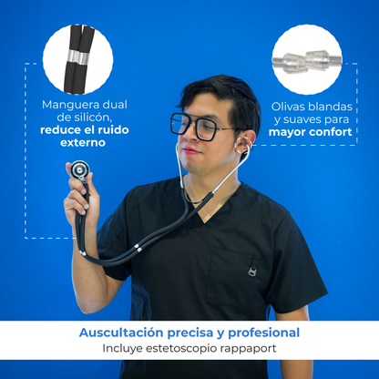Baumanómetro con estetoscopio para Adulto Checkatek