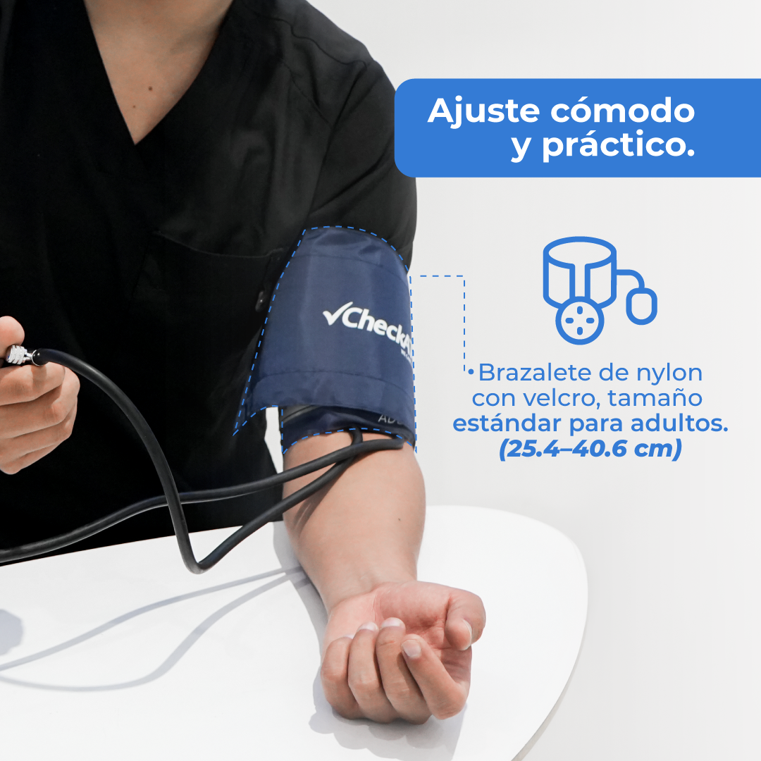 Baumanómetro Aneroide con Manómetro de Alta Calidad y Diseño Ergonómico | Marca Checkatek