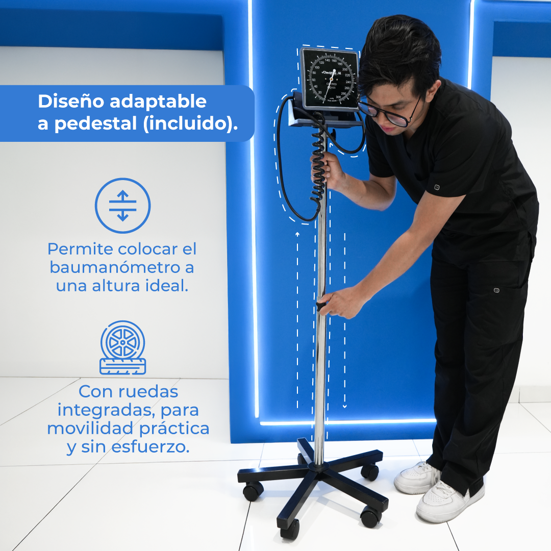 Baumanómetro Aneroide con Manómetro de Alta Calidad y Diseño Ergonómico Checkatek