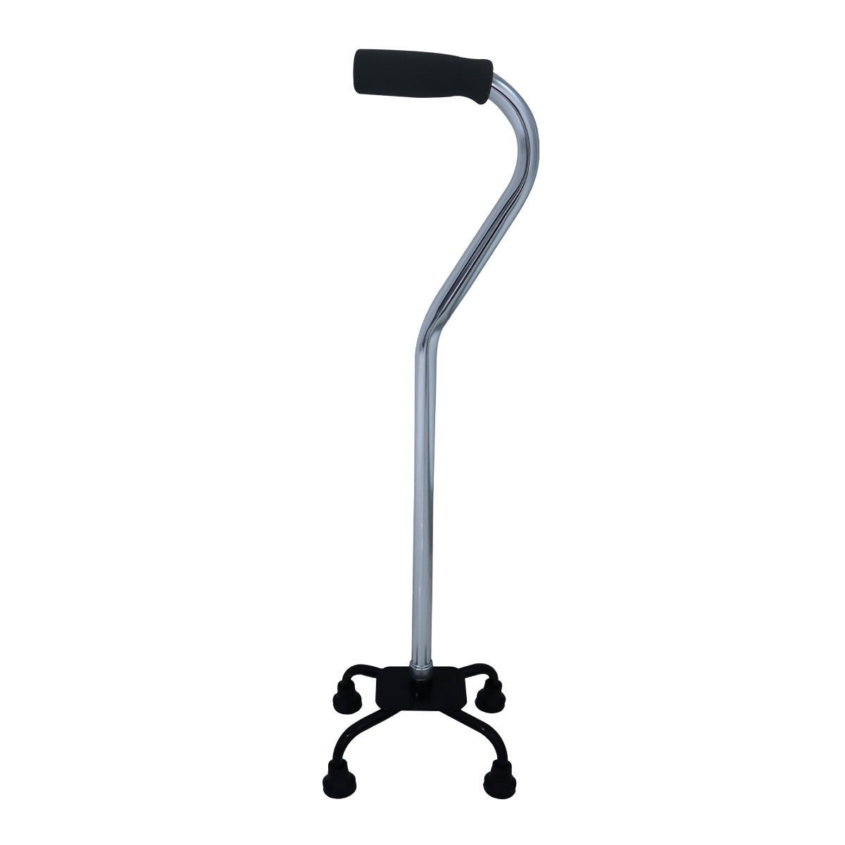 Bastón Cuádruple de Aluminio con Mango Ergonómico Handy