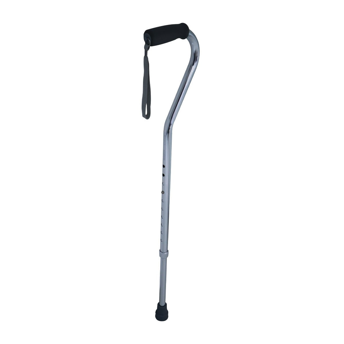 Bastón de Aluminio Ajustable con Mango Tipo Cuello de Ganso Handy