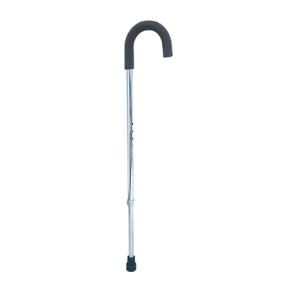 Bastón de aluminio con mango curvo antideslizante confiable y ligero | soporte hasta 100 kg Handy
