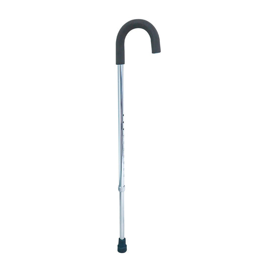 Bastón de aluminio con mango curvo antideslizante confiable y ligero | soporte hasta 100 kg Handy