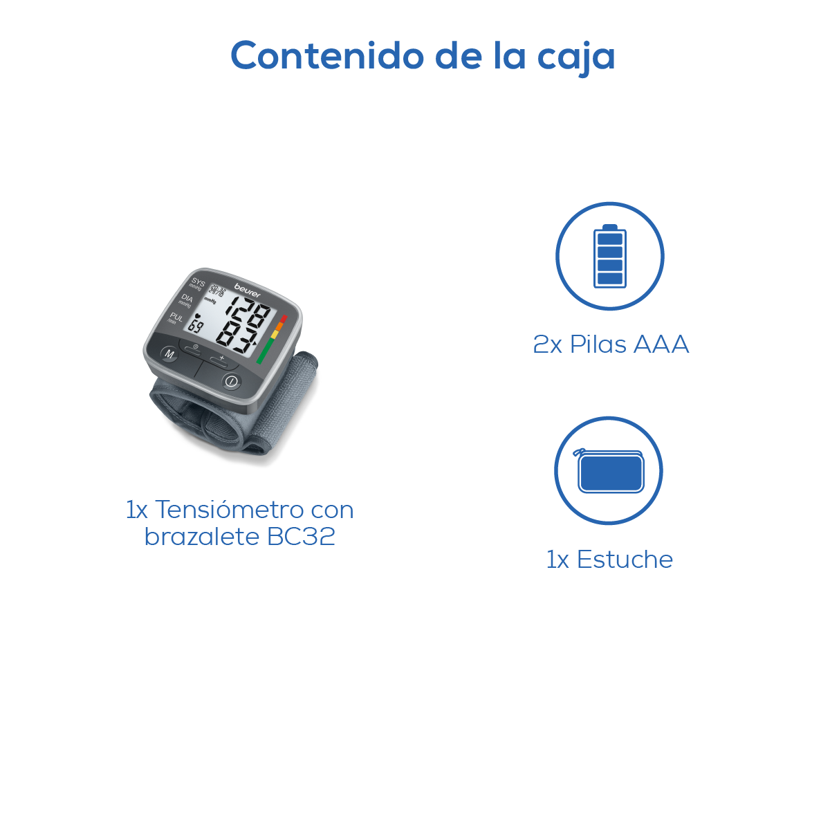 Baumanómetro automático con memoria inteligente BC32 | Marca Beurer