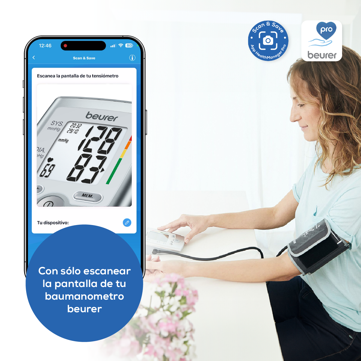 Baumanómetro Digital de Escritorio BM35 | Marca Beurer