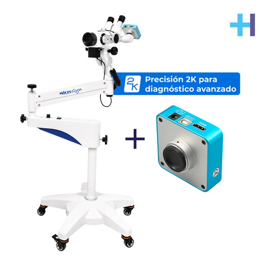 Colposcopio con Brazo Pantográfico LED + Colpocámara HDMI 2K - Kit Colposcopio CO-LED1 Marca Microgyn