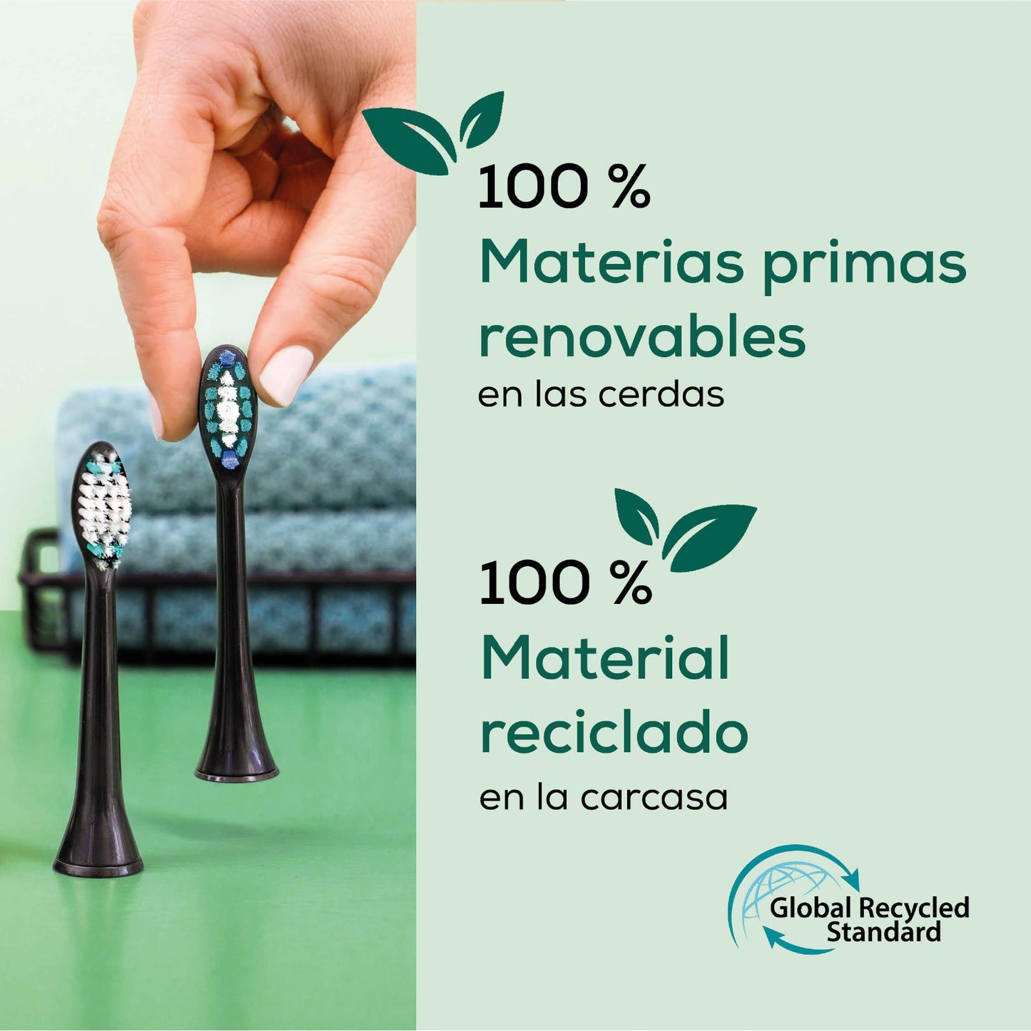 Paquete de 4 cabezales de repuesto para cepillos de dientes eléctricos Beurer