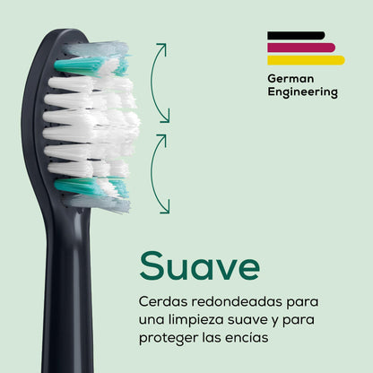 Paquete de 4 cabezales de repuesto para cepillos de dientes eléctricos Beurer