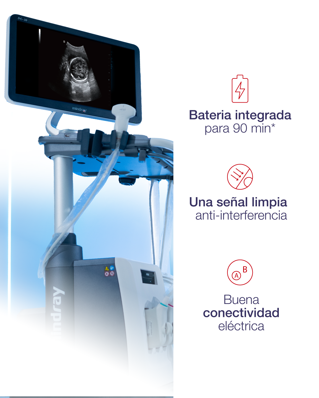 Equipo de ultrasonido DC30 Full HD Mindray