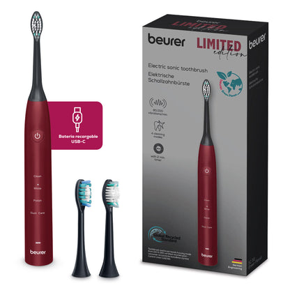 Cepillo de dientes eléctrico sónico SC30BF2025 limited edition cherry Beurer