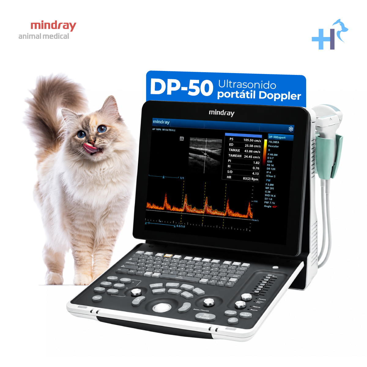 Ultrasonido Portátil Veterinario DP50 VET Mindray