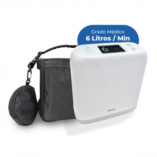 Concentrador de Oxígeno Portátil 6 L/min 8F-2A) | Marca Handy