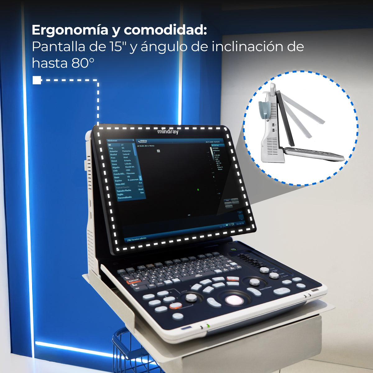 Ultrasonido Portátil Veterinario DP50 VET Mindray