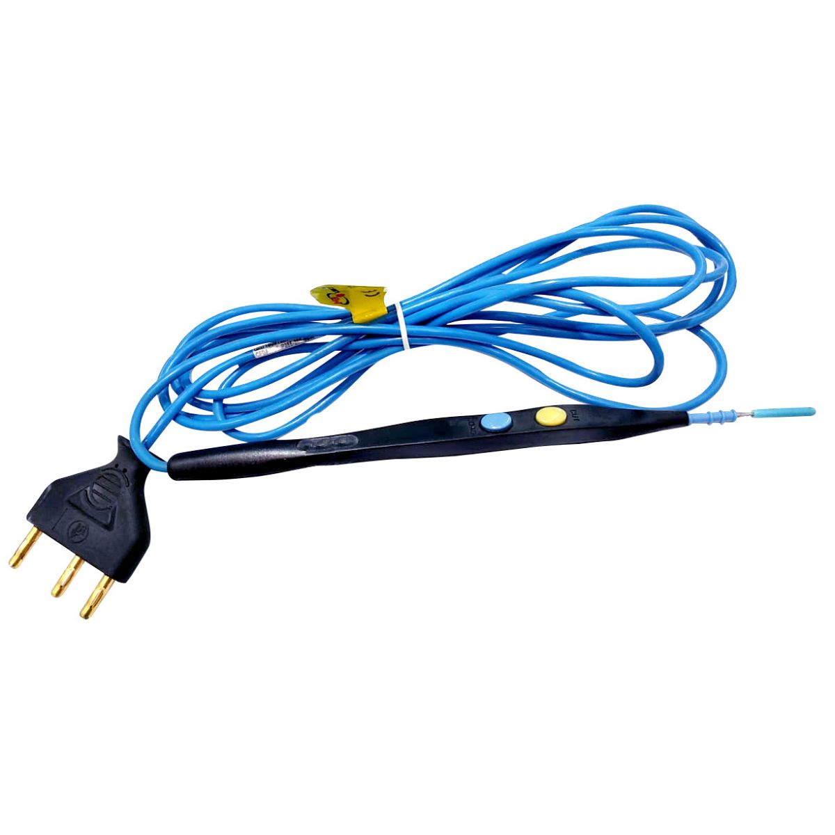 Lápiz reutilizable con interruptor de Dedo, Cable de Silicón 3M para Electrocirugía (Compatible con Equipos Deltronix con Cable 190-110) - Marca Hergom Medical