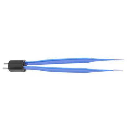 Pinza Bipolar Recta Jeweler #4 11.5CM con Punta Micro de 0.5MM (Compatible con equipos Deltronix con Cable 190-100) - Marca Hergom Medical