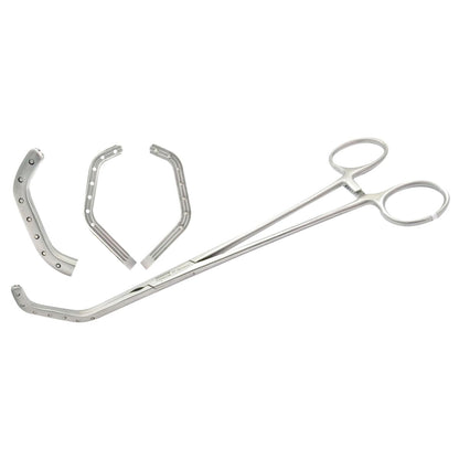 Pinza Clamp Bronquial | Acero Inoxidable Alemán de Alta Calidad