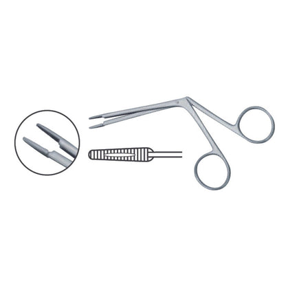Pinza Hartman Alligator Copas Ángulo 8.5 cm