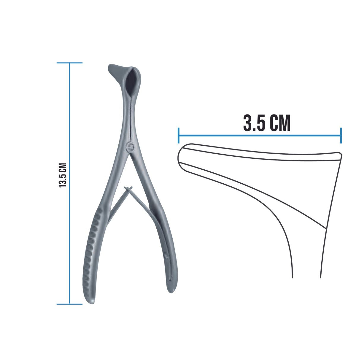 Rinoscopio Vienna de Acero Inoxidable | Marca Hergom Medical