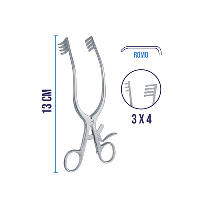 Retractor Weitlaner de Acero Inoxidable Premium | Variantes y Tamaños Disponibles
