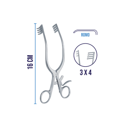 Retractor Weitlaner de Acero Inoxidable Premium | Variantes y Tamaños Disponibles