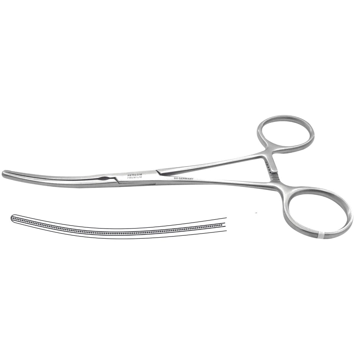 Pinza Clamp para Coartación de Bakey | Marca Hergom