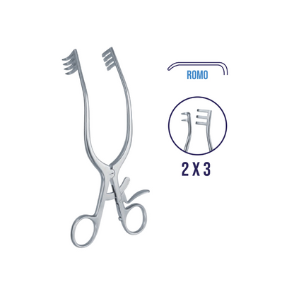 Retractor Weitlaner Premium de Acero Inoxidable | Variantes de Estilo y Tamaño