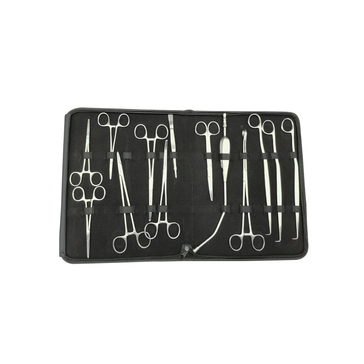 Set de Parto de 13 herramientas de acero inoxidable | Marca Hergom