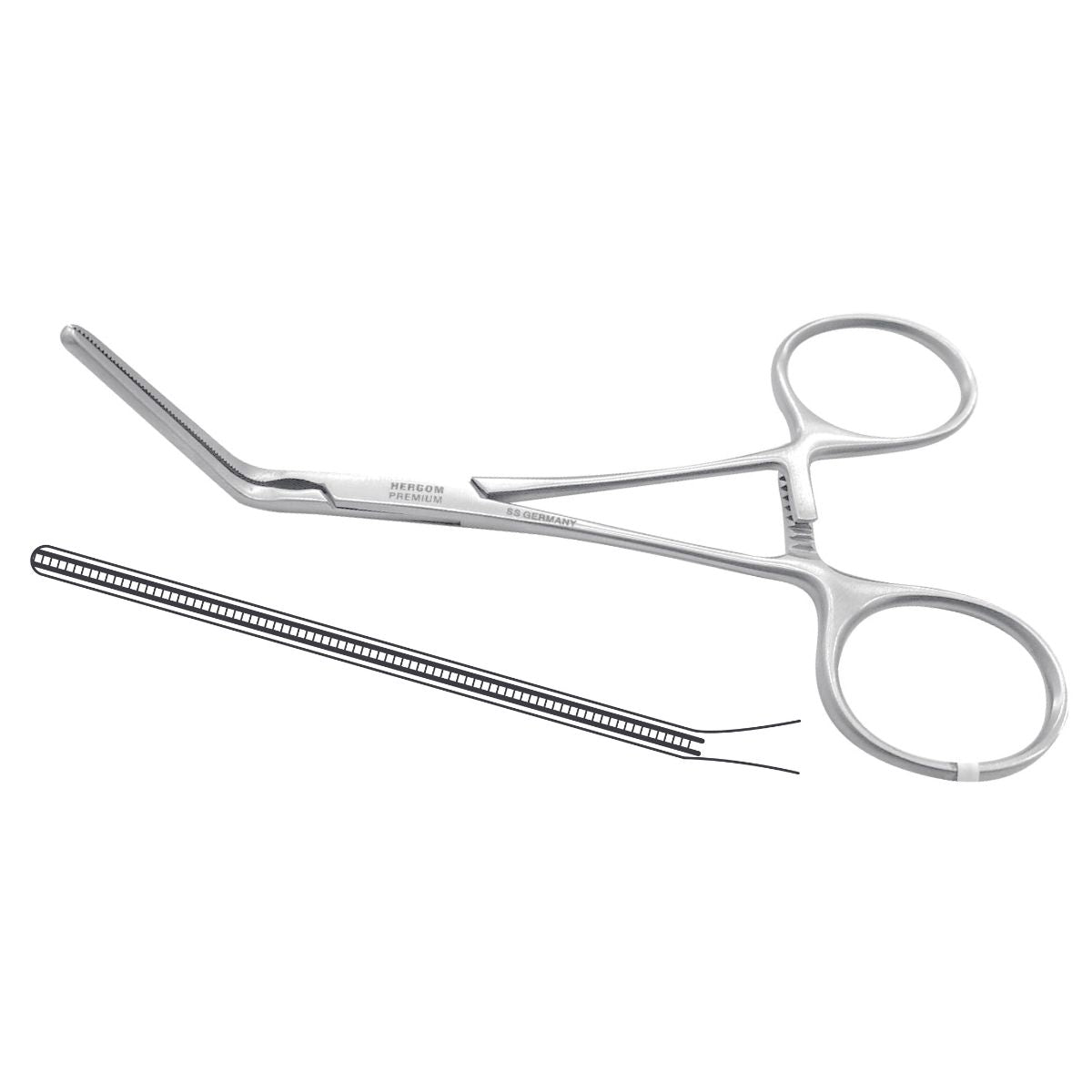Pinza Tipo Lawton Vascular de Acero Inoxidable Premium | Variantes y Tamaños