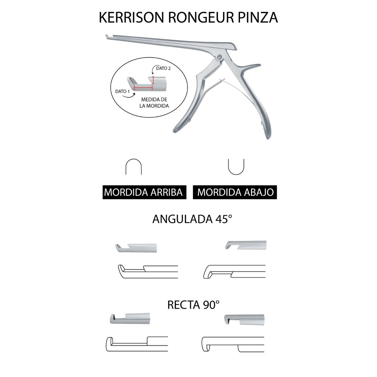 Pinza Kerrison Rongeur
