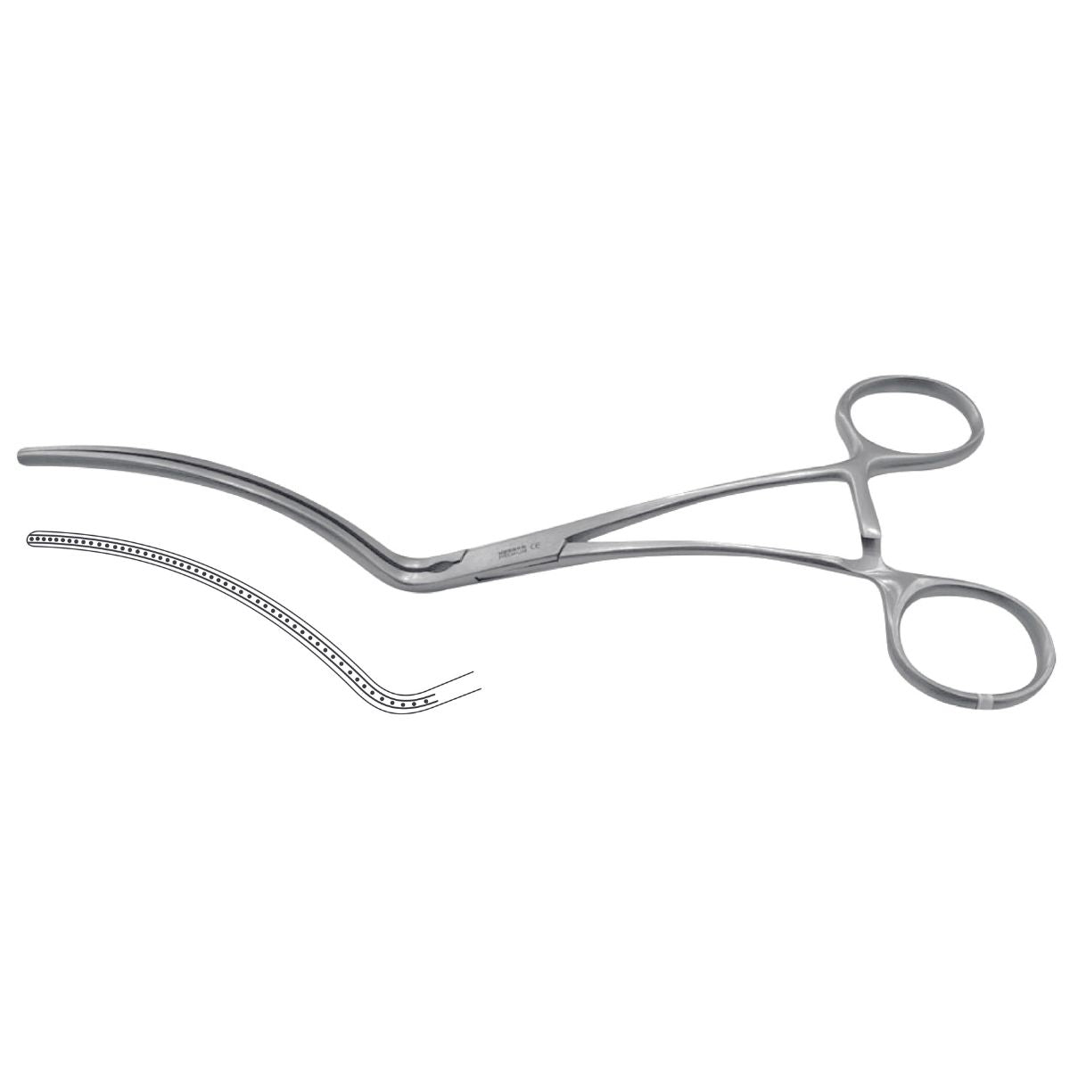 Pinza DeBakey Zahnung de Acero Inoxidable Alemán