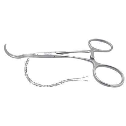 Pinza Castañeda Vascular Premium | Acero Inoxidable Alemán | Varias Longitudes Disponibles