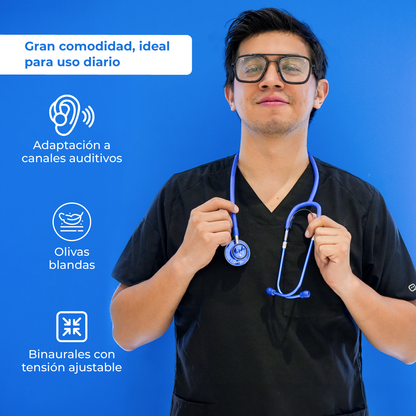 Estetoscopio Doble para Adulto | Campana de Alta Frecuencia y Confort Checkatek