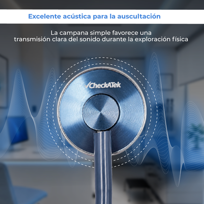 Estetoscopio Básico para Adulto | Acústica Clara y Confort Checkatek