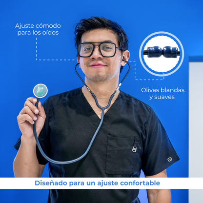 Estetoscopio Básico para Adulto | Acústica Clara y Confort Checkatek