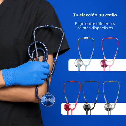 Estetoscopio Básico para Adulto | Acústica Clara y Confort Checkatek