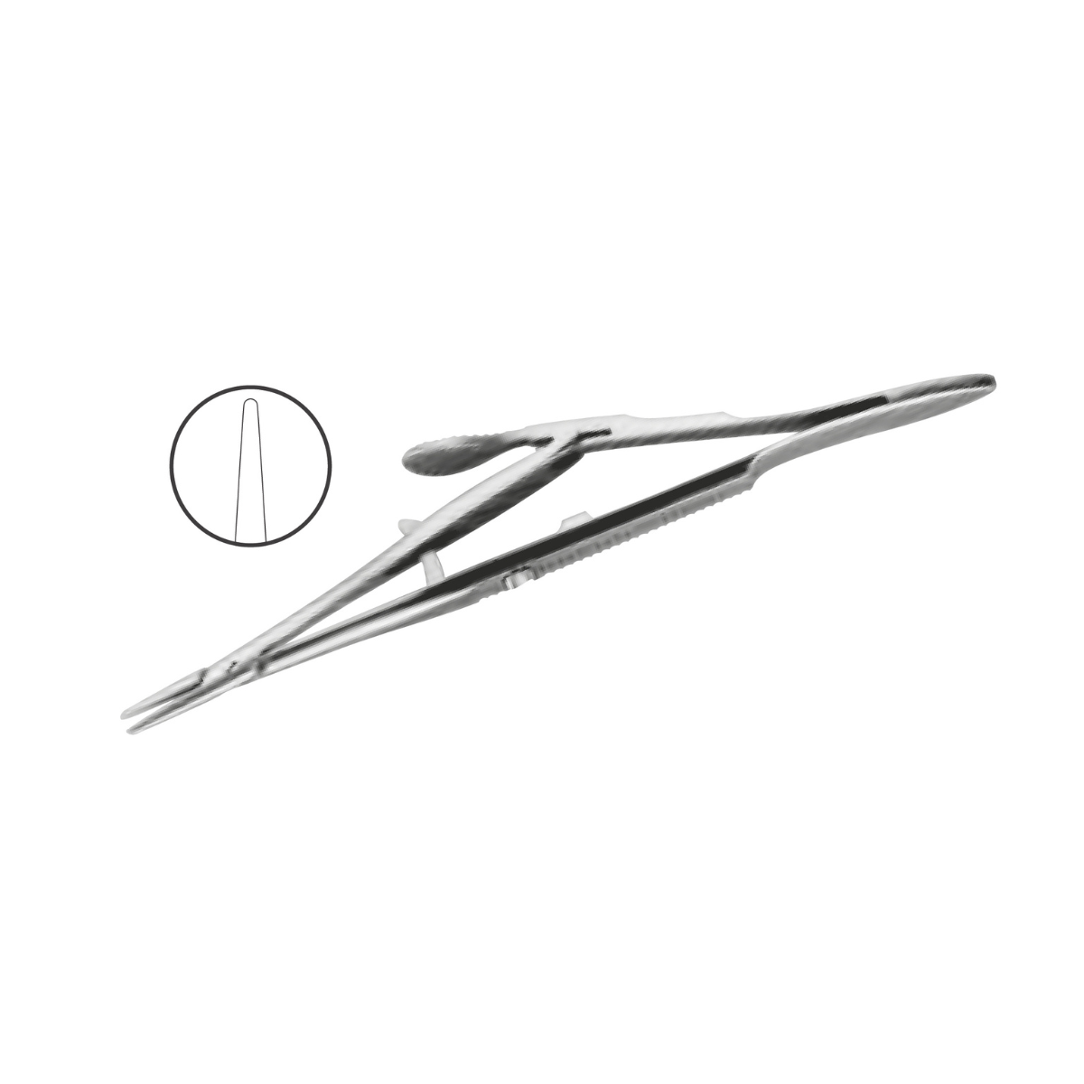 Pinza porta aguja Kalt - Marca Hergom Medical