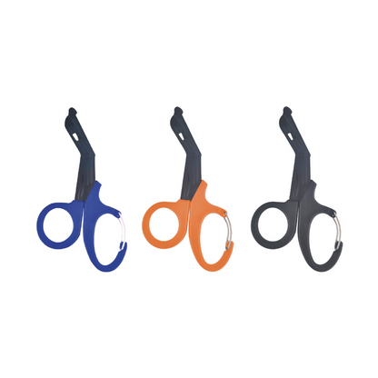 Tijeras de Uso Rudo Sólido | Cortes Firmes | Varias Longitudes y Colores | Marca Hergom Medical