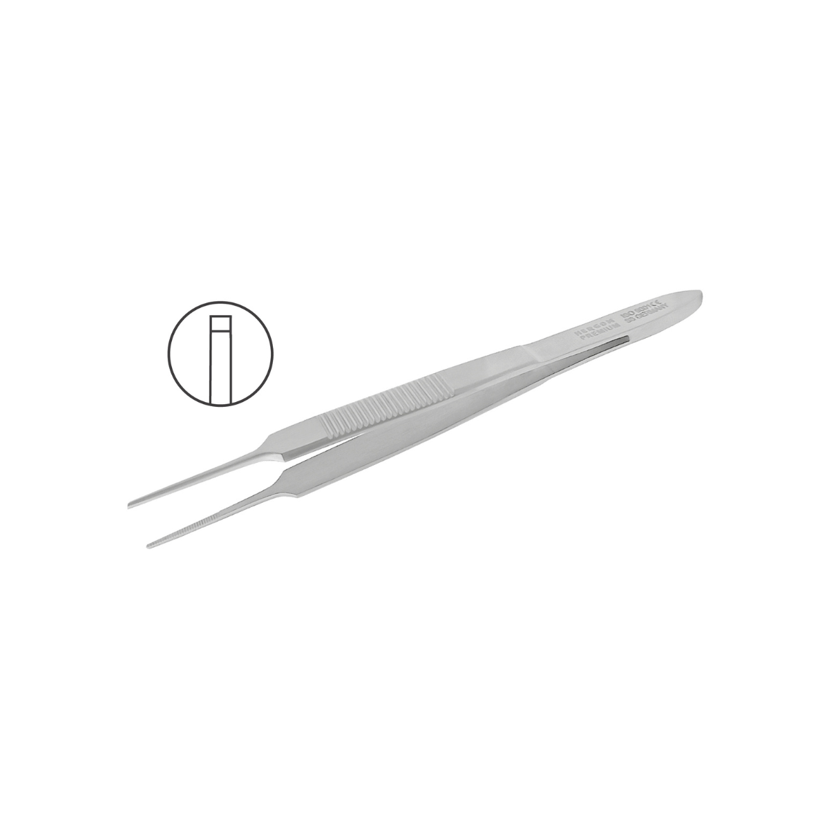 Pinza Iris de Acero Inoxidable Alemán | Hergom Medical