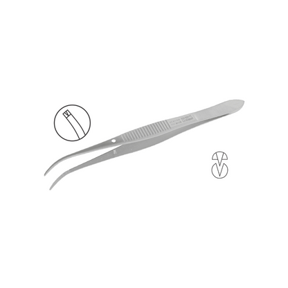 Pinza Iris de Acero Inoxidable Alemán | Hergom Medical