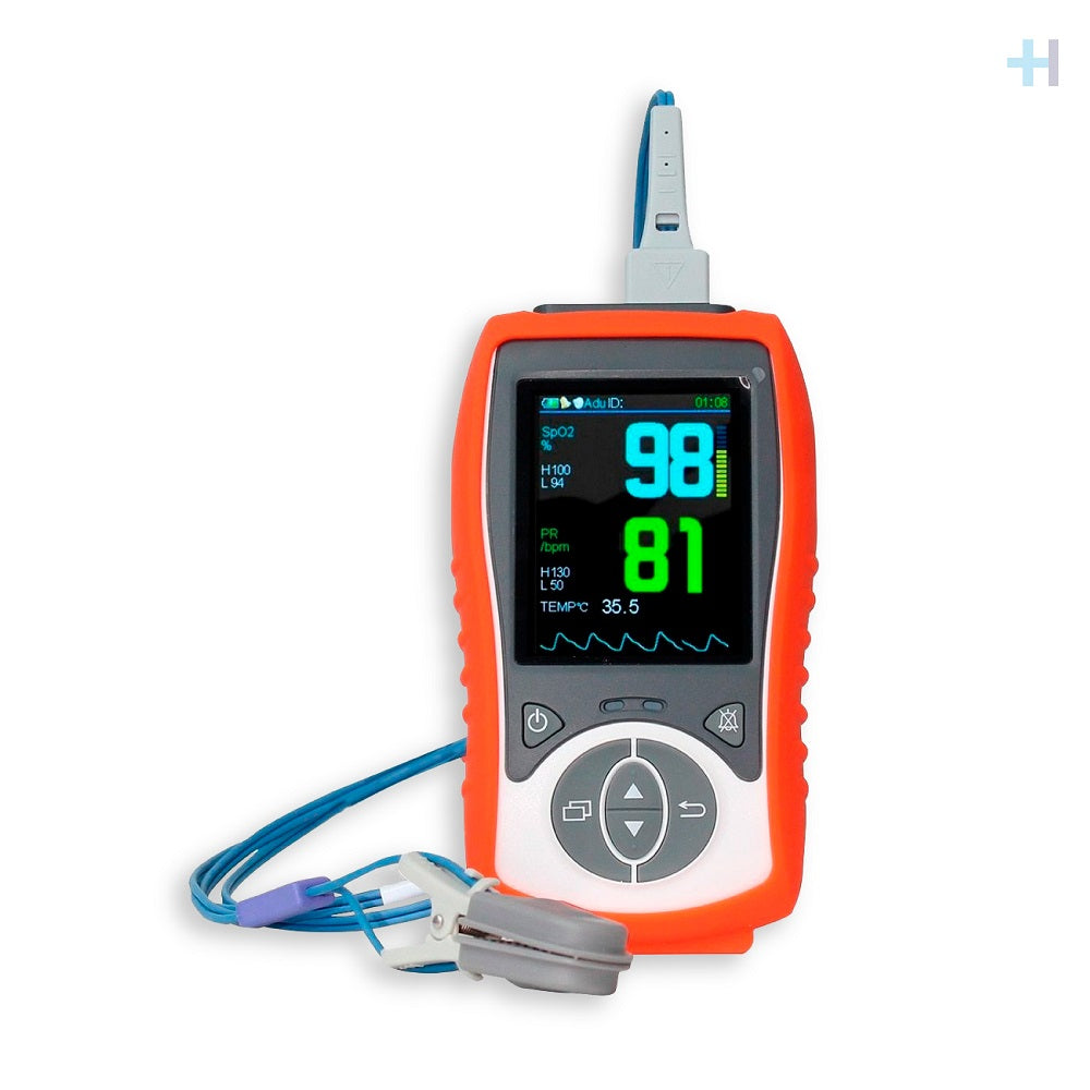 Oxímetro Digital Palm Xignal con Sensor de Pulso, Saturación y Temperatura F380H  | Marca Xignal